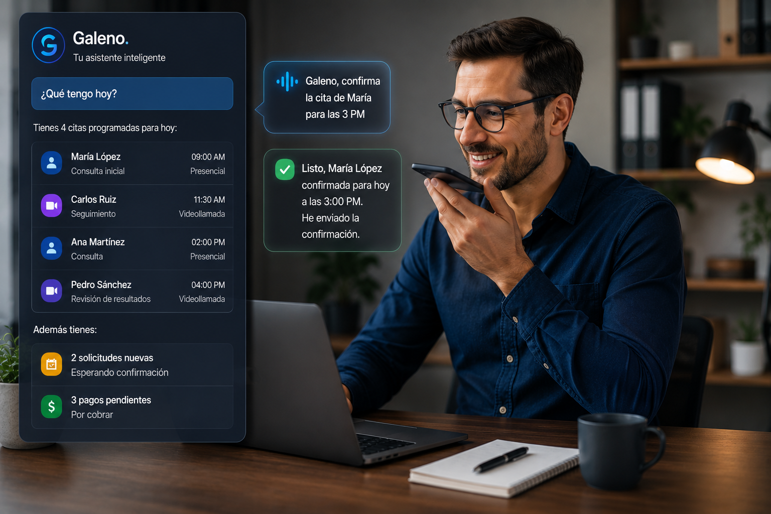 Galeno - Asistente IA y Dashboard